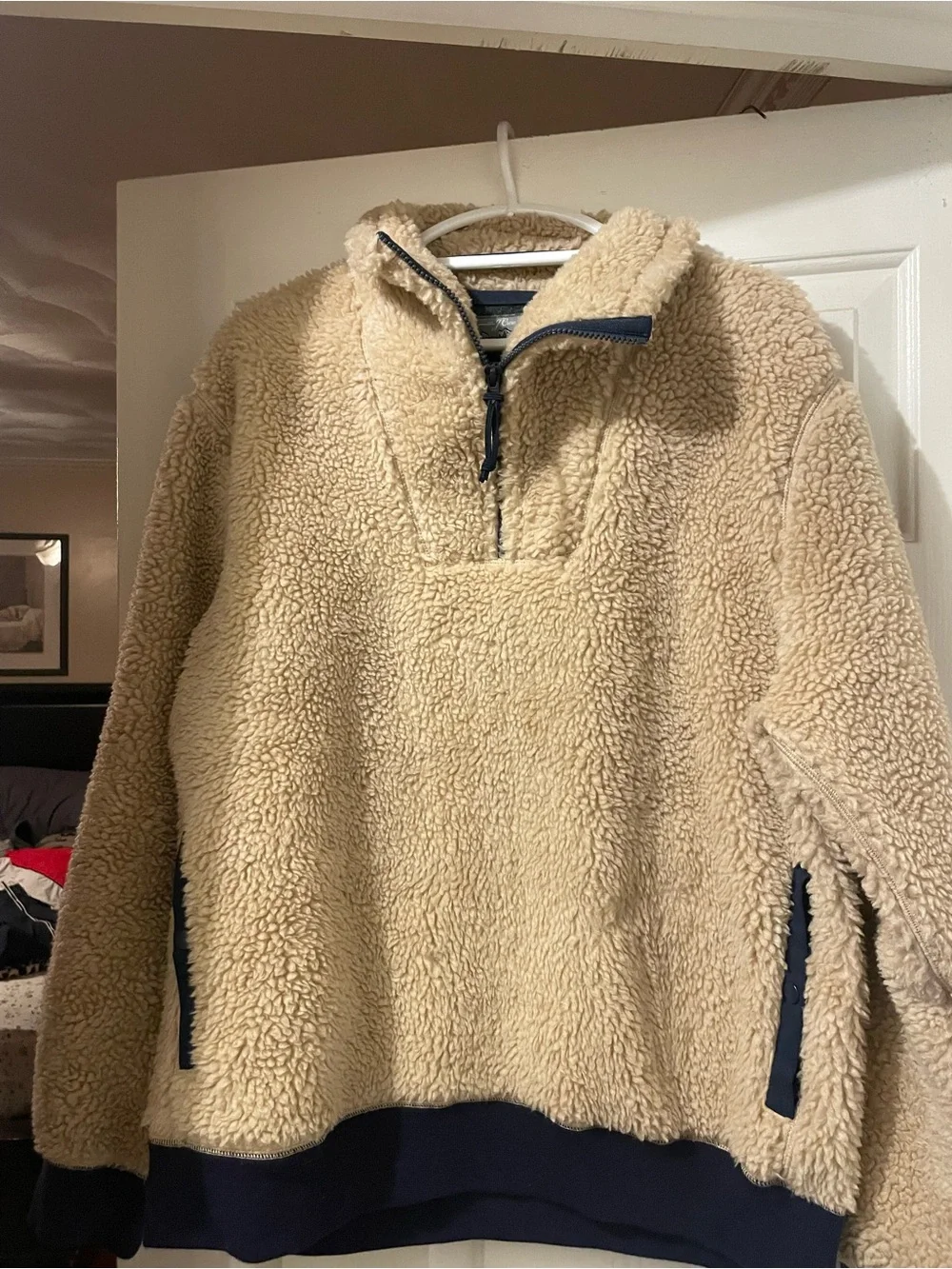 J. Crew Nordic Jacket Label in Dark Green and Navy
